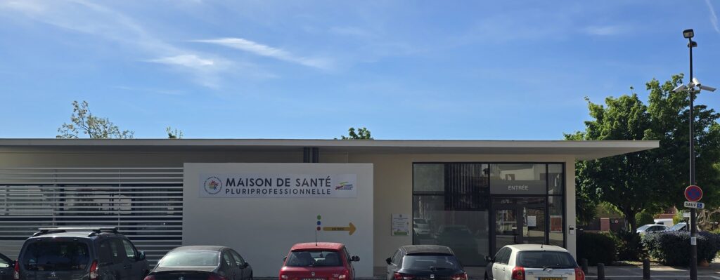 Façade extérieure de la Maison de Santé Pluriprofessionnelle Saint-Estève